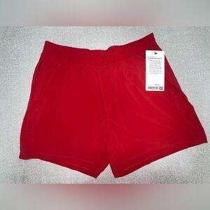 Lululemon NWT Mens Pace Breaker Linerless Short 5" L Oxford Red